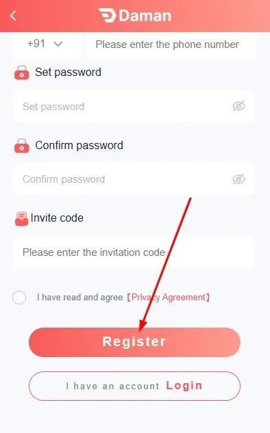 Tap register